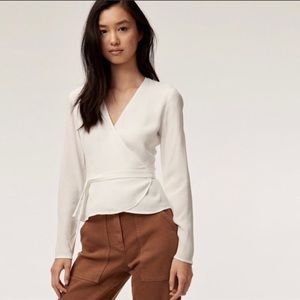 Wilfred Free Wrap Blouse